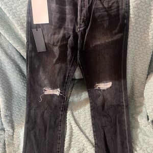 Siwy women’s Charcoal Distressed Jeans